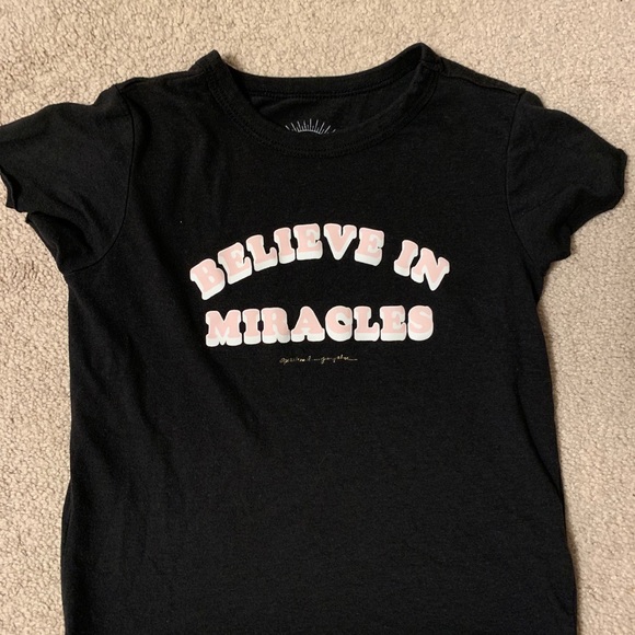 Girls Spiritual Gangster black Tee - Picture 2 of 4